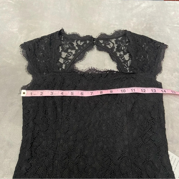 Adrianna Papell Black Lace Mini Dress - Picture 12 of 13